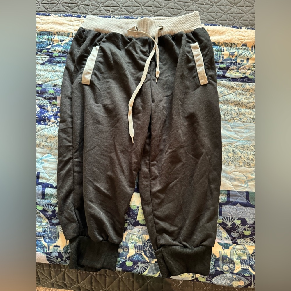 ❤️ fisen fashion collection men lounge shorts black & grey pockets drawstring